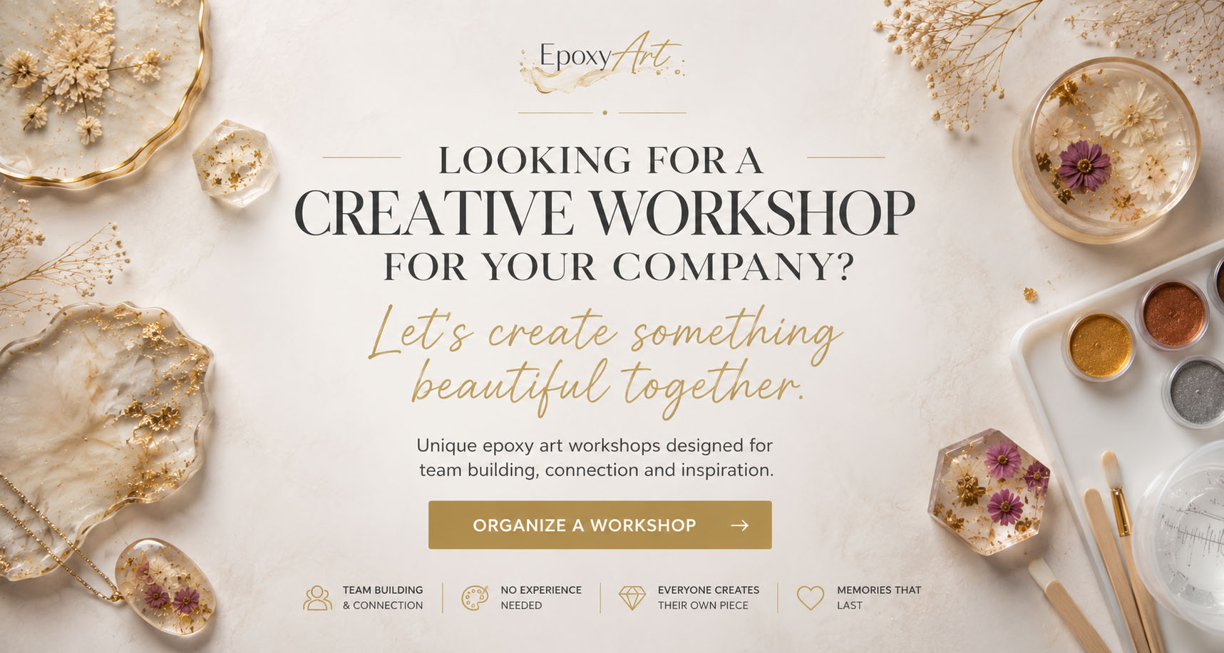 Looking for a creative workshop for your company?